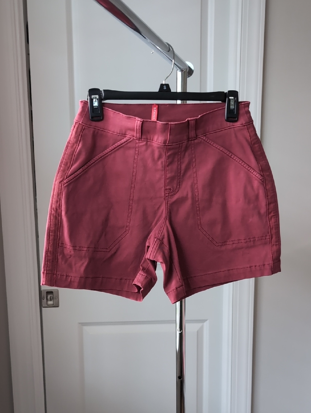 Spanx Women's Shorts Dark Red Small
